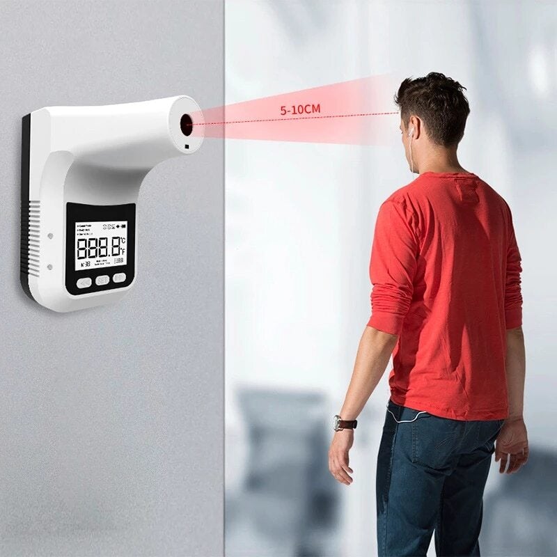 Wall Mounted Infrared Digital Thermometer